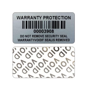 Tamper-Evident Barcode Stickers, electronics