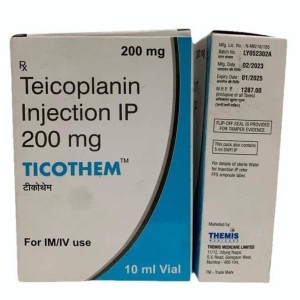 Teicoplanin 200 Mg Injection, Glycopeptide antibiotic