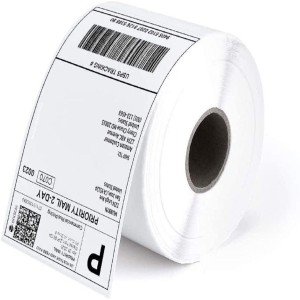 Temperature Resistant barcode sticker, 1x2 Inch, 200 Pack