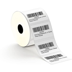 Thermal Paper Barcode Roll, Easy to load and print