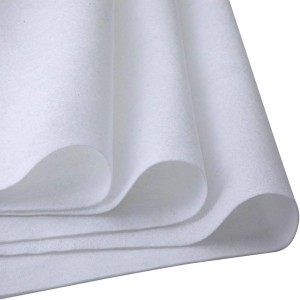 Thick White Fabric Felt, 100% acrylic, solid pattern