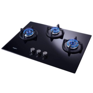 Three Burner Gas Hob, Antibacterial & antiviral coating