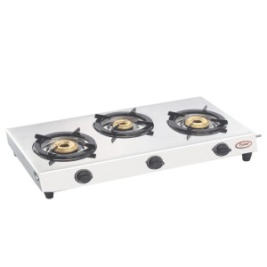 Three Burner Gas Stove, Different features and designs