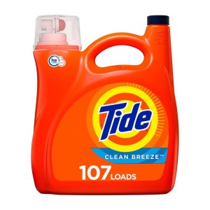 Tide Clean Breeze Liquid Detergent, Fresh scent boost