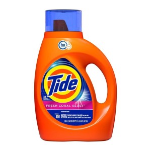 Tide Fresh Coral Blast Liquid Detergent, Ocean-inspire
