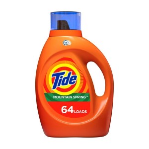 Tide Mountain Spring Liquid Detergent, Crisp scent