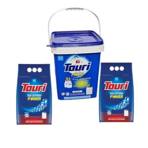 Touri Laundry Detergent Powder, Odor removal formula