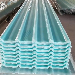 Transparent Corrugated Fiber Sheet, Color Coated