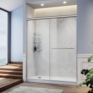 Transparent Door Shower 
