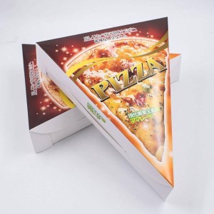 triangle pizza box, Wedge-fit design structure