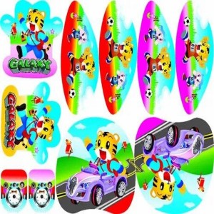 Tricycle Toy Stickers