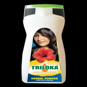 Triloka Herbal Hair Bath Powder