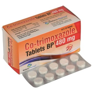 Trimethoprim‑Sulfamethoxazole Antibiotic Tablet, ear