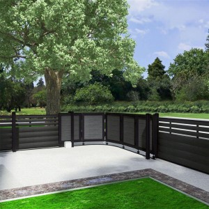 Turning Sectional Sliding Gate, Waterproof, rot proof