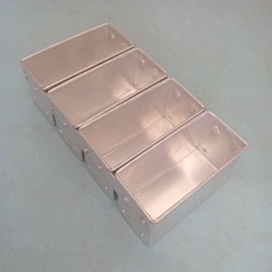 Utensils Aluminium Bread Mould, Rectangular shape