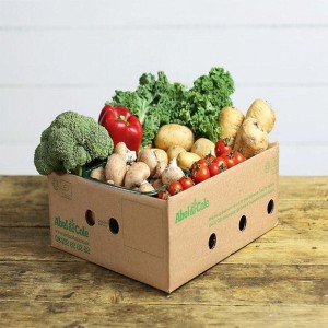 vegetable Corrugated Box, Eco-friendly recycled board