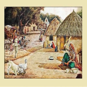 Village Wall Painting