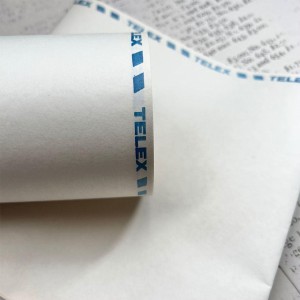 Vintage Telex Paper Roll, Off-white color, good quality