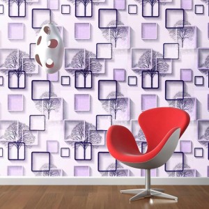 Vinyl Pvc Wallpaper, Wrinklefree and simple to apply