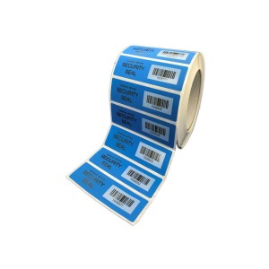Void Barcode Labels, Asset tagging usage, white color