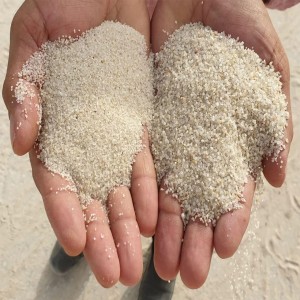 Washed silica sand, Water filtration, foundries