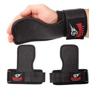 Weight Lifting Hand Grips, Fingerless hole gymnastic