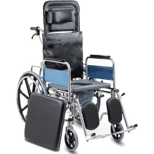 Wheelchair Foldable Seat Commode