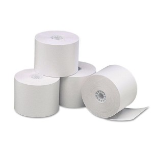 White 2 Ply Thermal Paper Rolls, Waterproof feature