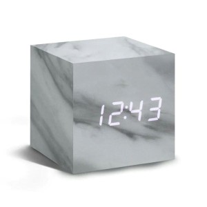 White Cube Clock