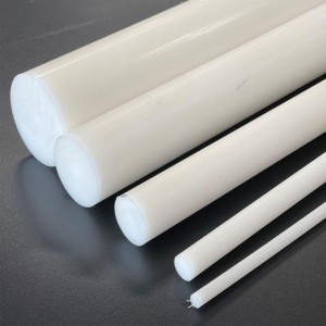 White Delrin Rod
