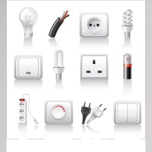  White Electrical Accessories 