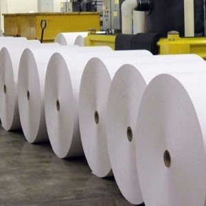 White Hansol Thermal Paper Jumbo Roll, Smudge-free