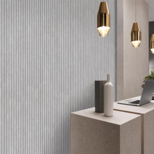 white louvered panel, Enhance space, Surface Finish