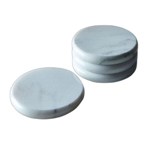 White Marble Coaster 