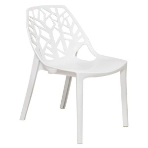 White Plastic Chairs, Indoor, outdoor usage, sturdy