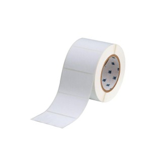 White Polyester Barcode Labels, Permanent adhesive