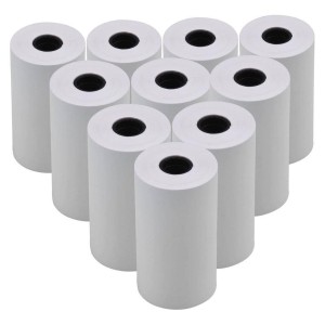White Restaurant Printer Paper Rolls, Standard size