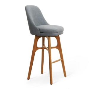Wood High Bar Chair