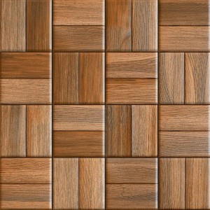 wood mosaic wall tile, Natural wood grain pieces