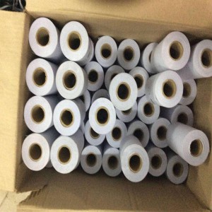 Wood Pulp Toll Ticket Rolls, 50 meter roll size