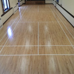 Wooden Badminton Court Flooring