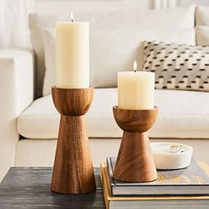 Wooden Candle Holders