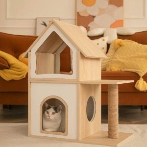 Wooden Cat House