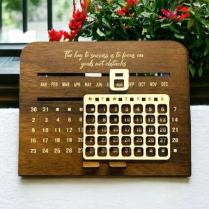 Wooden Desk Calender