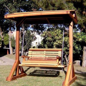 Wooden Garden Swing
