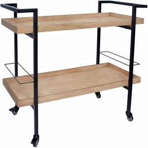 Wooden Industrial Trolley