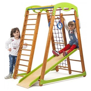 Wooden Playground Slide