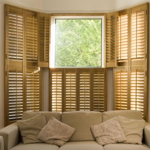 Wooden Window Bay Shutters, Different design options