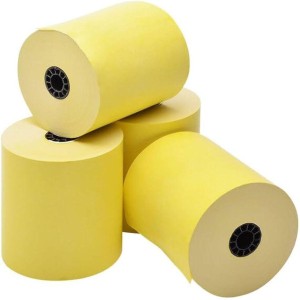 Yellow Thermal Paper Roll, Benefits, easily replaced