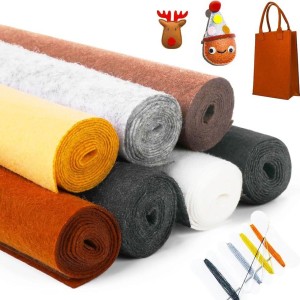 ZAIONE Felt Fabric Sheets, Patchwork material, bundles